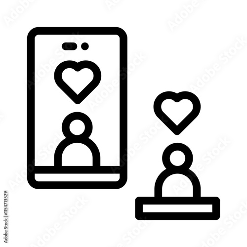 dating line icon