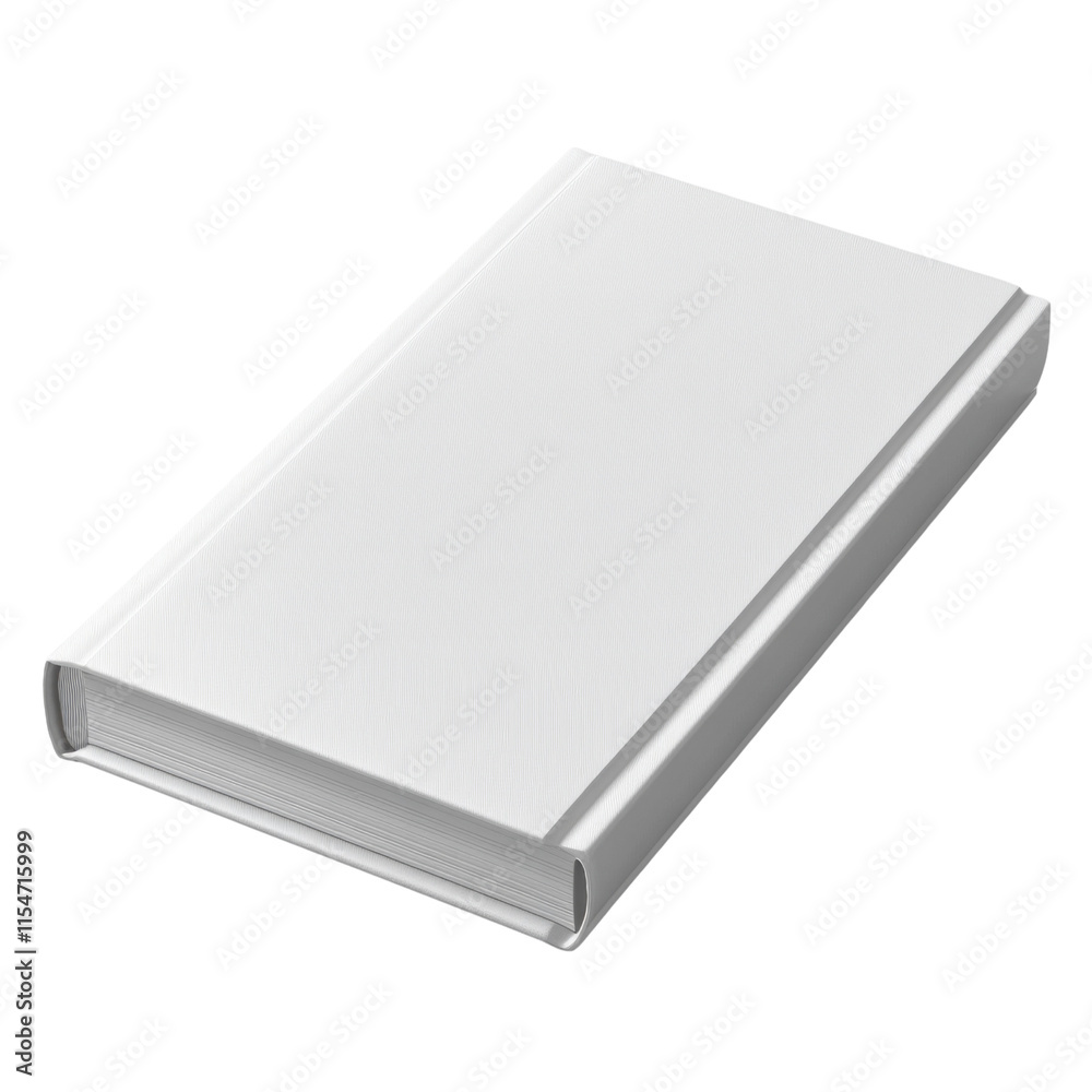 A white book with a white cover A white book with a white cover
