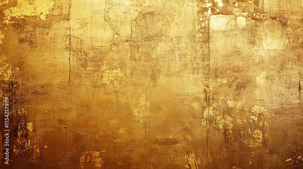 Fototapeta premium Elegant gold wall background with textured design, perfect for luxury, interior decor, or abstract artistic compositions.