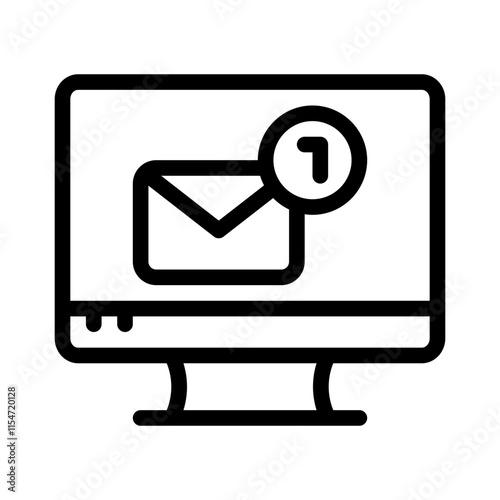 Email line icon