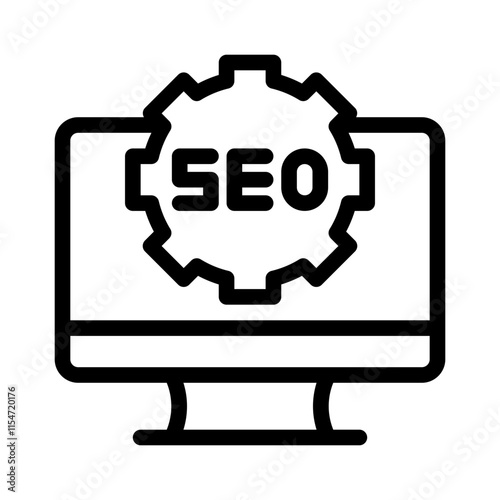 Search Engine Optimization line icon