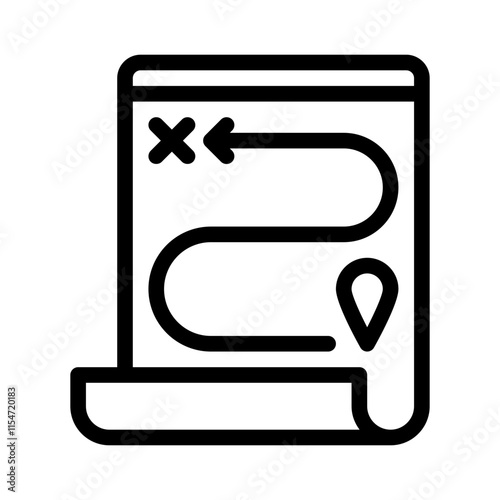 Plan line icon