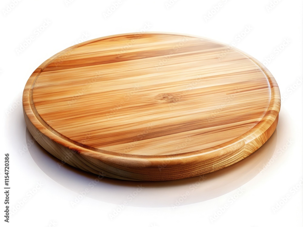 A weathered, empty round pizza board; ideal rustic prop for long-exposure food photography, white background. A weathered, empty round pizza board; ideal rustic prop for long-exposure food photography, white background.
