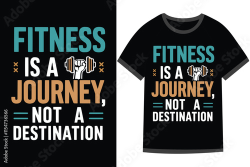 Vector illustration for gym or fitness t shirt design, gym t shirt design