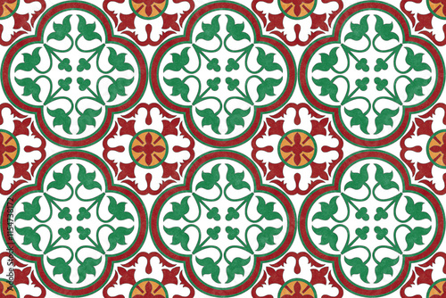 illustration Marble seamless Wall and Floor Tiles with a modern abstract decorative mosaic pattern.