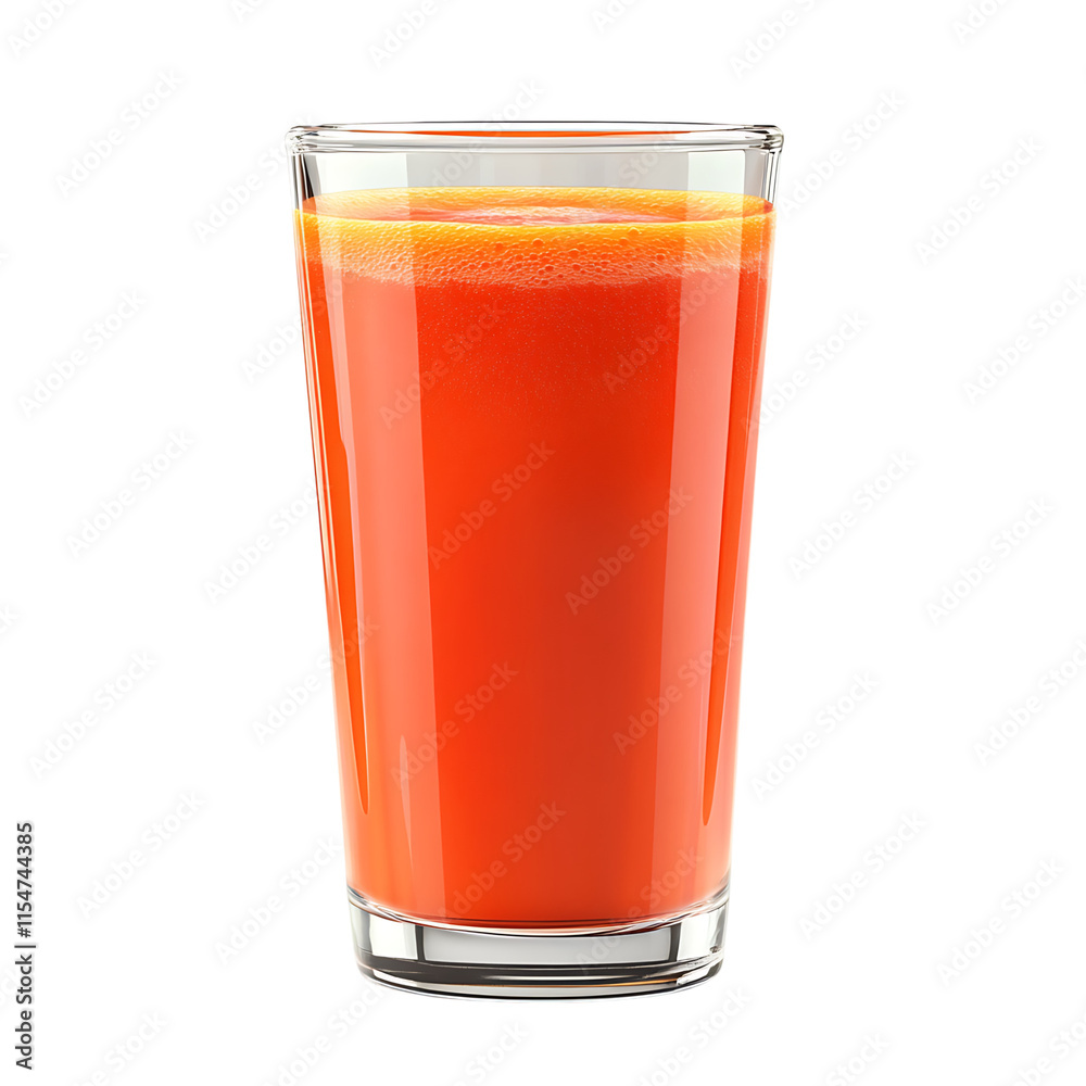 Juice isolated on white background full depth of field 