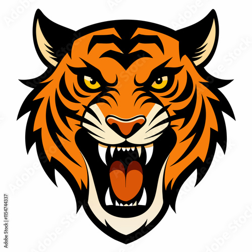 tiger head mascot