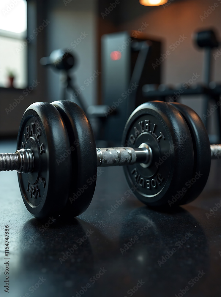 Naklejka premium dumbbell new image