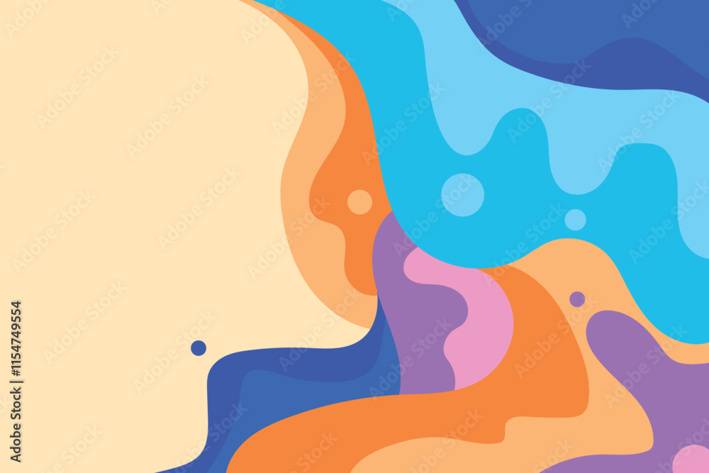 Colorful wavy abstract geometric background Colorful wavy abstract geometric background