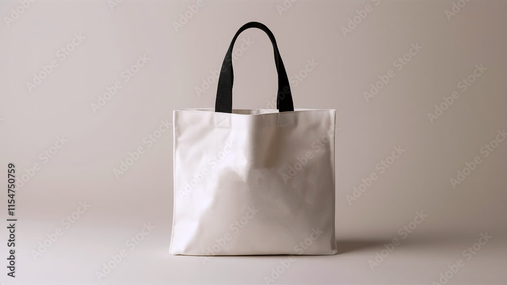 Blank Canvas Tote Bag mockup Isolated on white Blank Canvas Tote Bag mockup Isolated on white
