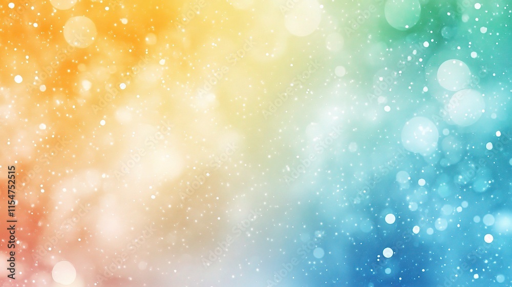 Obraz premium Vibrant Abstract Bokeh Lights Background with Soft Focus Effect