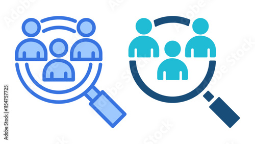 Sample icon. With two different color styles.