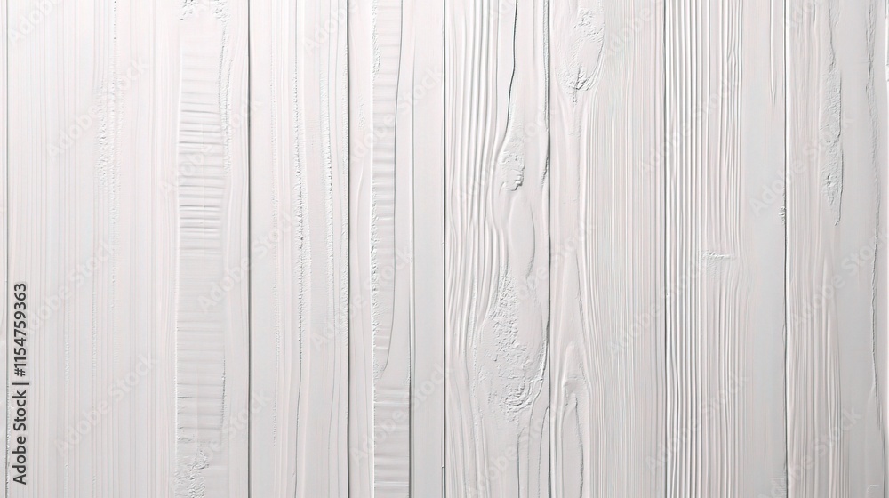 Obraz premium Textured White Wooden Boards for Versatile Background Design