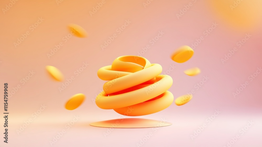 A vibrant, abstract design featuring swirling shapes against a soft gradient background, conveying a sense of motion and creativity. A vibrant, abstract design featuring swirling shapes against a soft gradient background, conveying a sense of motion and creativity.