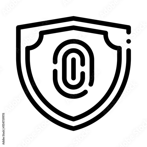 Biometrics line icon
