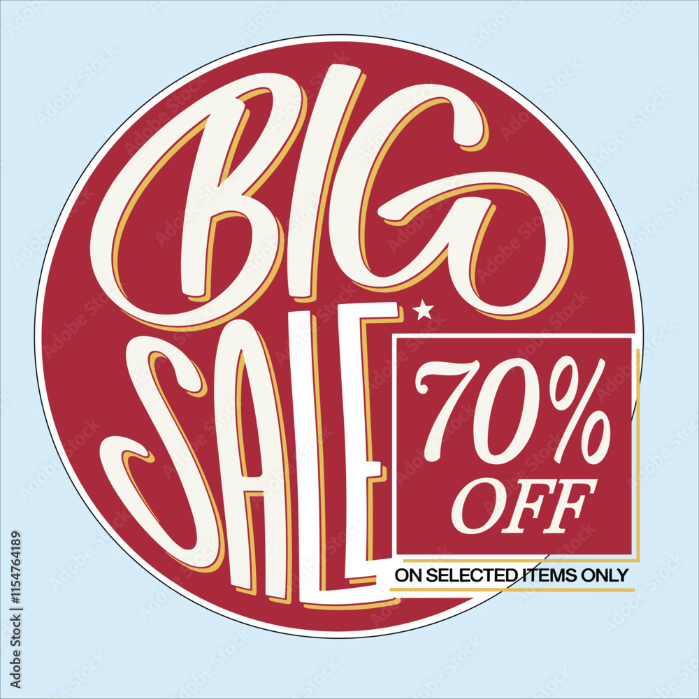 Big sale offer vector