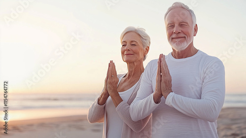 Senior Couple Finding Peace...
