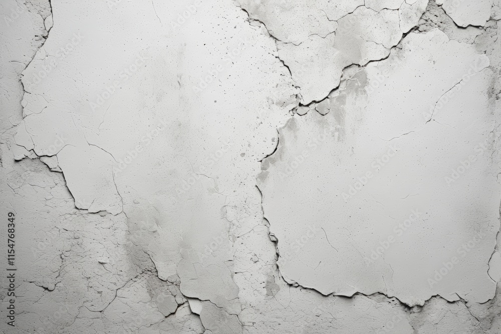 Obraz premium a close up of a white wall with a crack in it