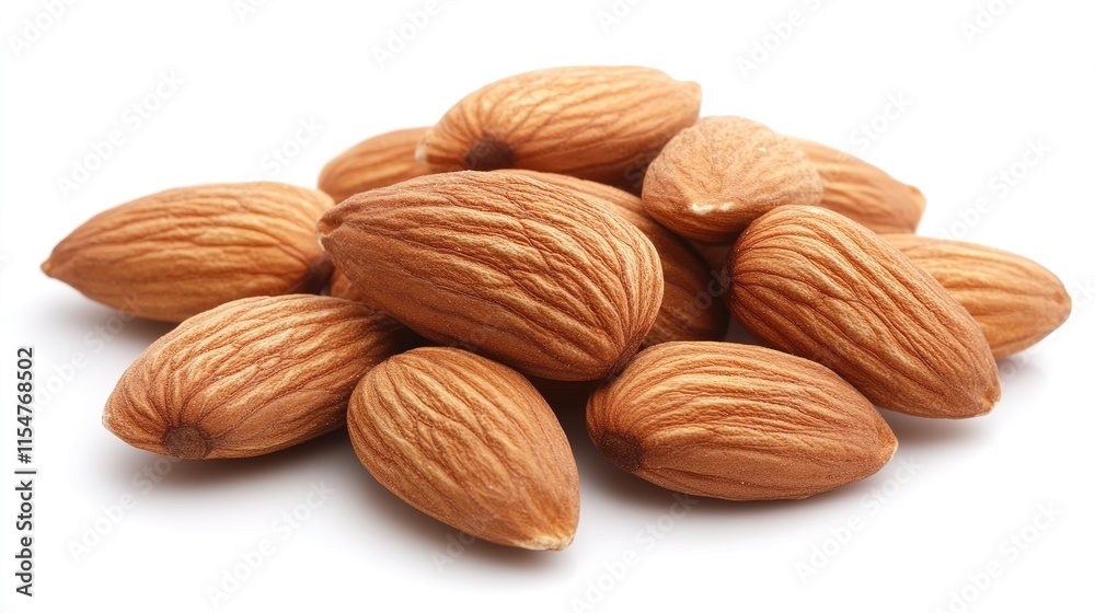 Rustic Wooden Background with a Single Nut Isolated Rustic Wooden Background with a Single Nut Isolated