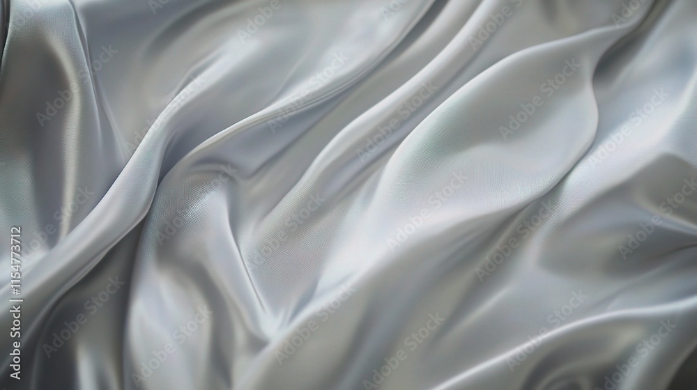 Obraz premium Elegant White and Gray Satin Texture Background for Design Projects