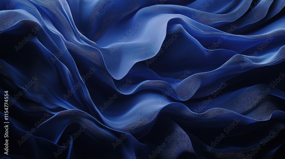 Fototapeta premium Deep Blue Dark Background with Subtle Gradients and Textures