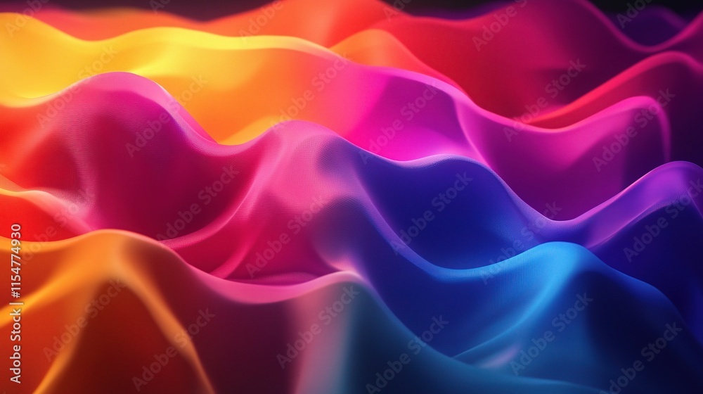 Obraz premium Smooth Animated Gradient Background with Color Transition Effects