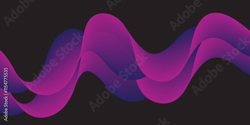 A colorfull webline and valleys is featured 
in an abstract background illustration