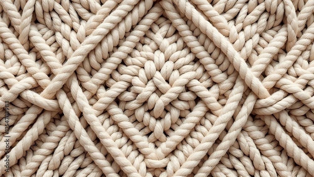 Close-up of hand made macrame texture pattern. ECO friendly modern knitting DIY natural decoration concept. Flat lay. Close-up of hand made macrame texture pattern. ECO friendly modern knitting DIY natural decoration concept. Flat lay.