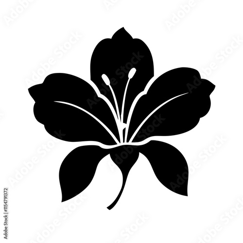 azalea flower icon design