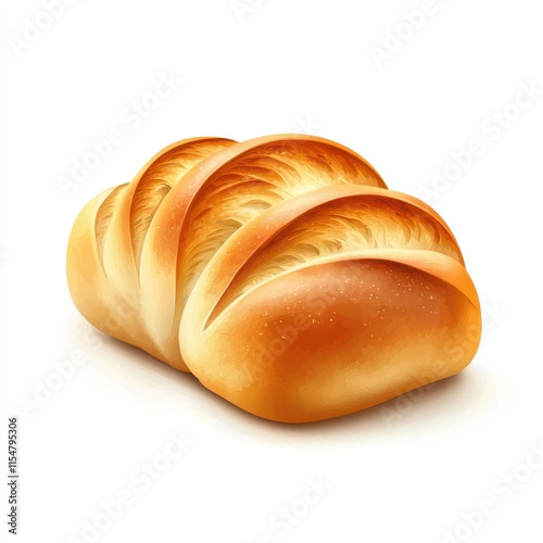 Wallpaper Mural Bread artisan fluffy concept. Freshly baked bread loaf bakery food photography cozy environment close-up shot culinary delight Torontodigital.ca