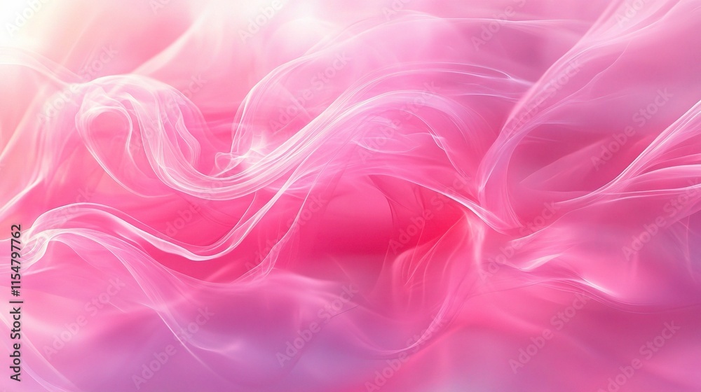 Obraz premium Smooth Pink Gradient Background with Soft Transitions and Flowing Texture