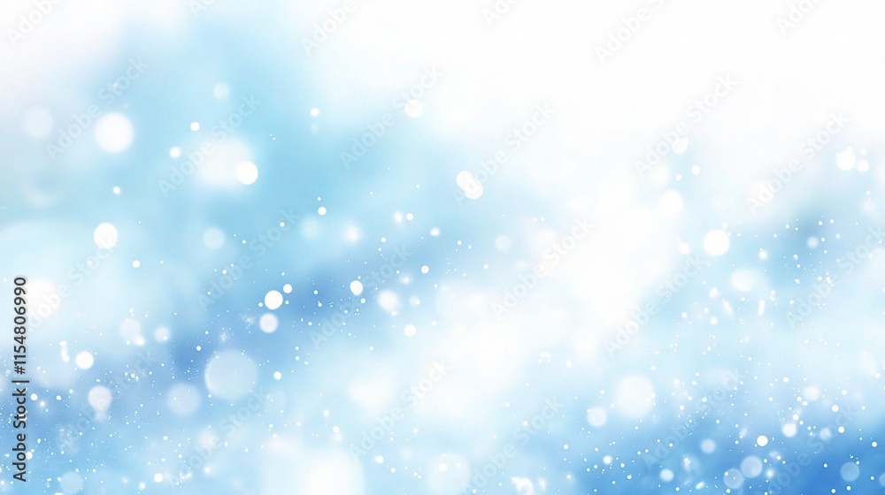Soft Blue Bokeh Background with Abstract Defocused Lights Soft Blue Bokeh Background with Abstract Defocused Lights