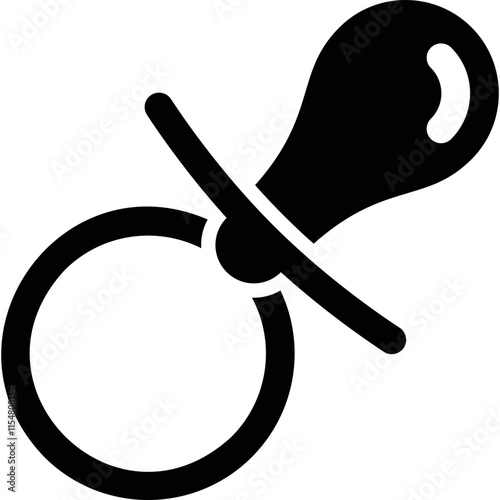 Simple vector icon pacifier