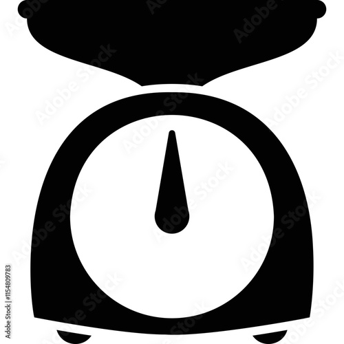 Simple vector icon market scales
