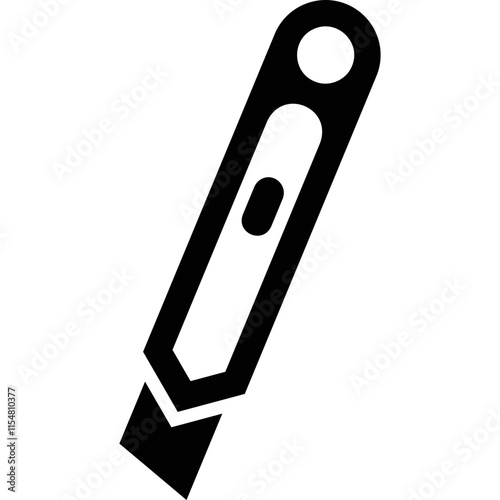 Simple vector icon stationery knife