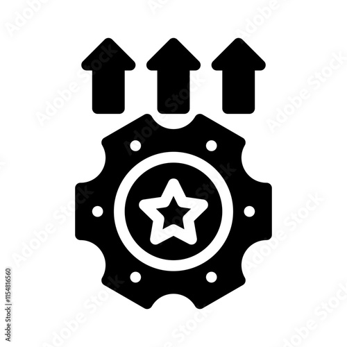 quality glyph icon