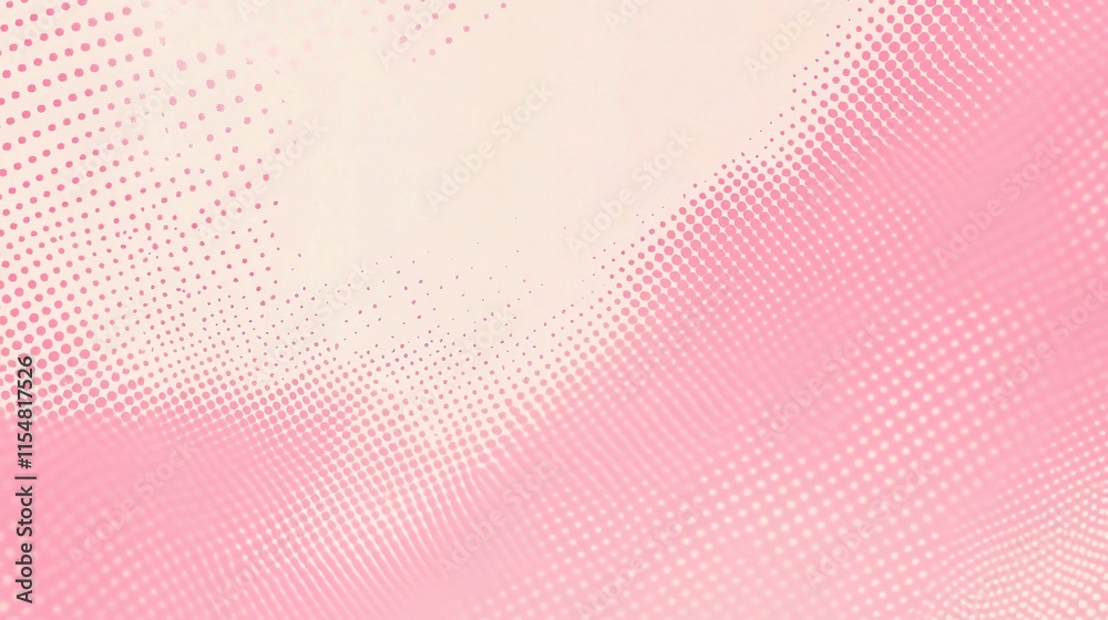 Soft Pink Abstract Halftone Background with Dotted Patterns Soft Pink Abstract Halftone Background with Dotted Patterns