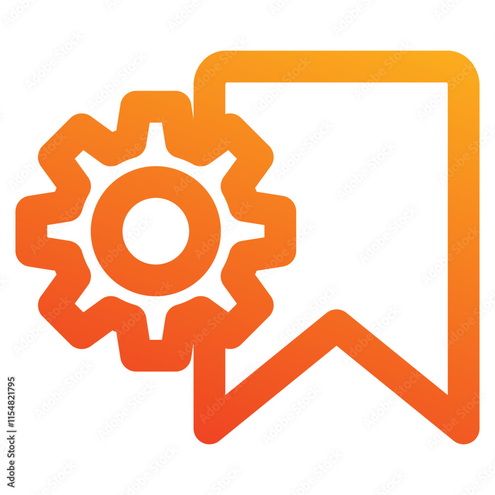 bookmark setting icon element for design bookmark setting icon element for design