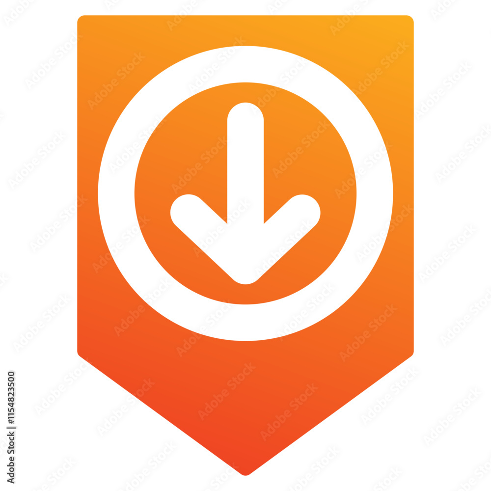 Download icon element for design Download icon element for design