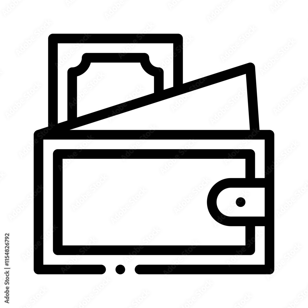 wallet line icon wallet line icon