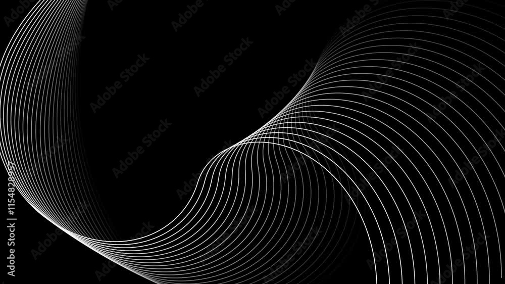 Rainbow colorful swirl line movement. colorful pattern wavy line motion background.