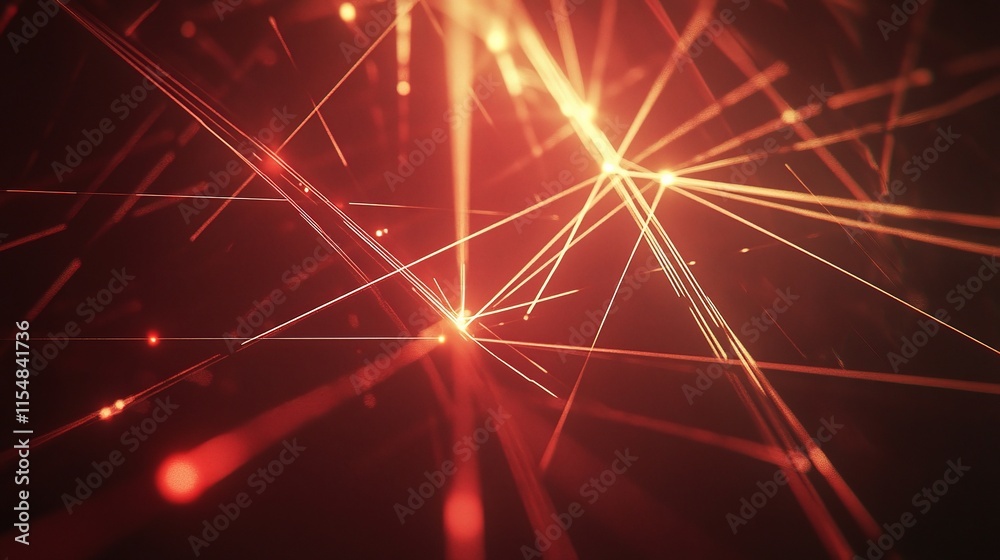 Fototapeta premium Abstract Geometric Technology Background in Digital Aesthetic Style