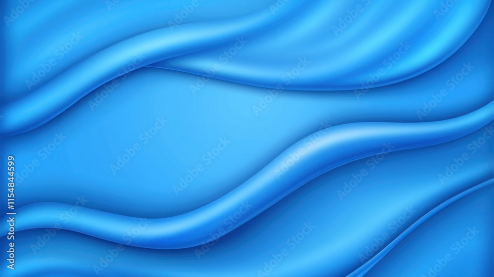 Obraz premium Abstract blue wavy background.