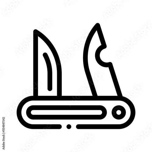 Knife line icon