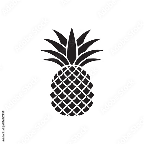 pineapple isolated on white background