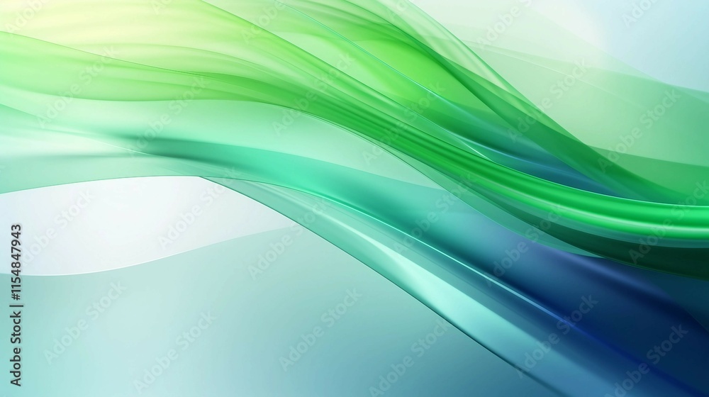 Beautiful Blurred Abstract Background in Blue and Green Beautiful Blurred Abstract Background in Blue and Green