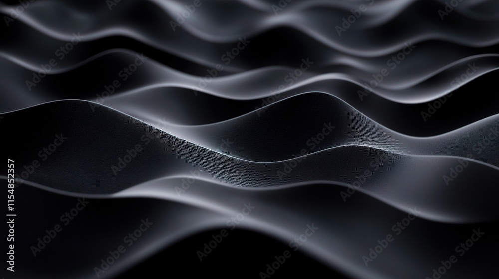Black Abstract Textured Background with Subtle Gradients and Waves Black Abstract Textured Background with Subtle Gradients and Waves