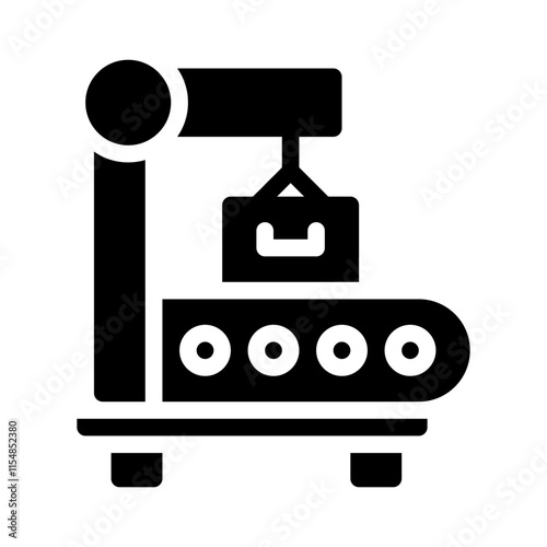 Conveyor glyph icon