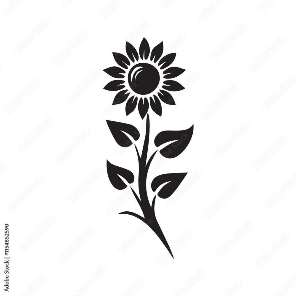 illustration of a sunflower illustration of a sunflower
