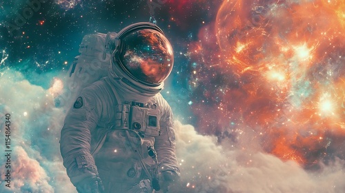 Indian astronaut venturing into universe where cosmic evolution led creation of sentient energy being Their exploration reveals complexity of life beyond physical form potential new understanding of